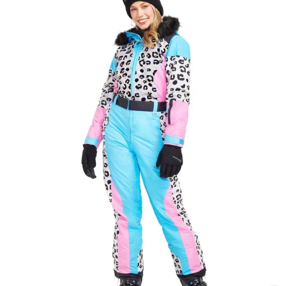 Tipsy Elves Black Performance Snow Wear Women's Medium w matching goggles